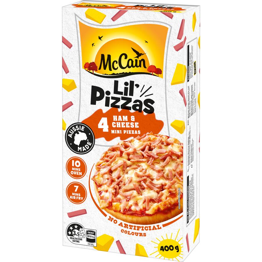 Mccain Lil Pizza Ham & Cheese