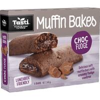 Tasti Muffin Bakes Cake Bars Choc Fudge