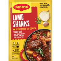 Maggi Slow Cooker Recipe Base Lamb Shanks