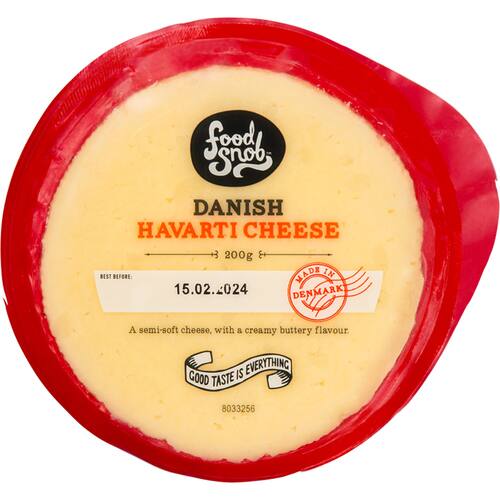 Food Snob Deli Cheese Havarti Danish