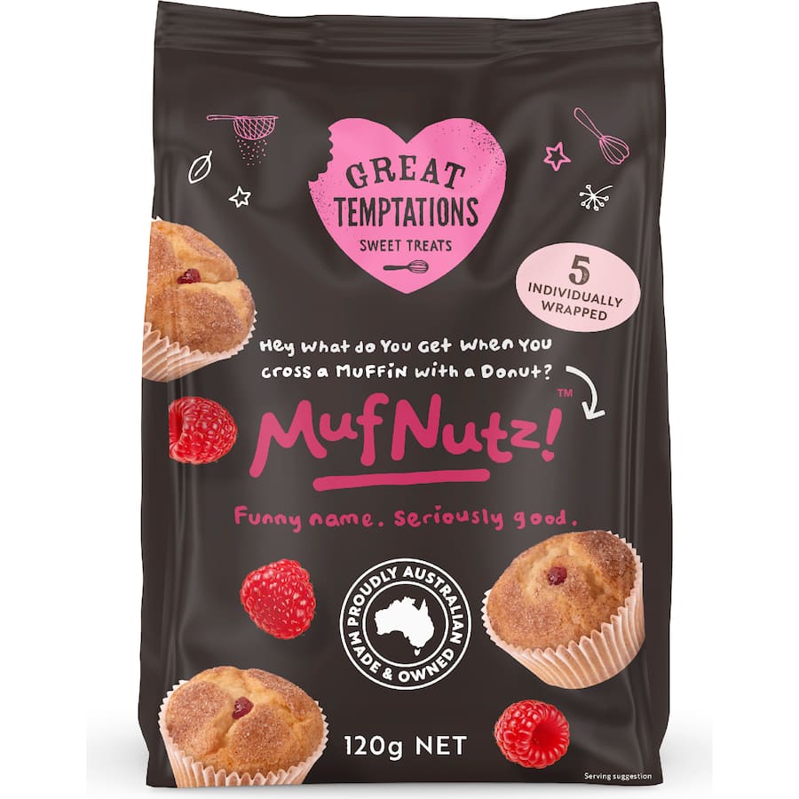 Great Temptations Mufnutz Raspberry