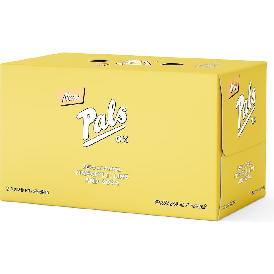 Pals Pineapple Lime & Soda Non Alcoholic