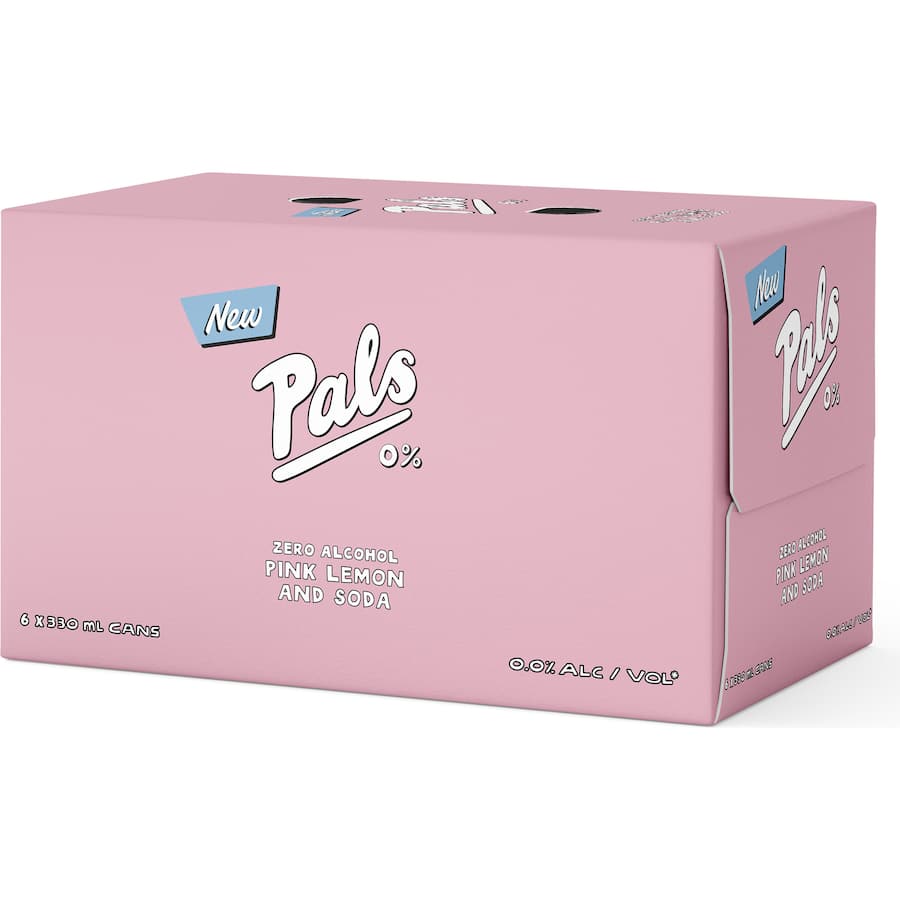 Pals Pink Lemon & Soda Non Alcoholic
