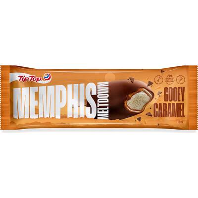 Memphis meltdown ice cream on stick caramel