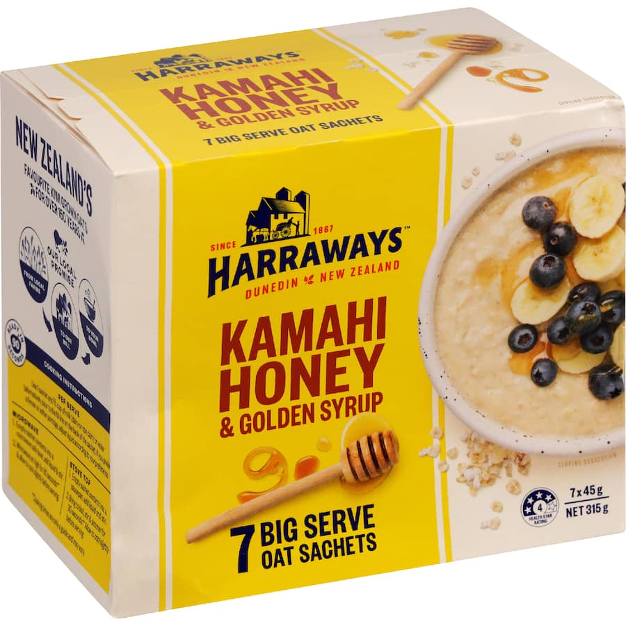 Harraways Oats Kamahi Honey