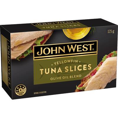 john west tuna slices yellowfin in olive oil