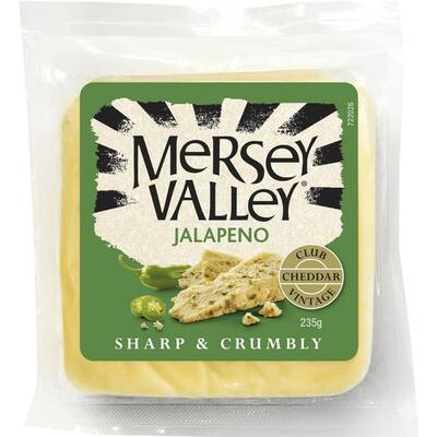 mersey valley cheese cheddar jalapeno