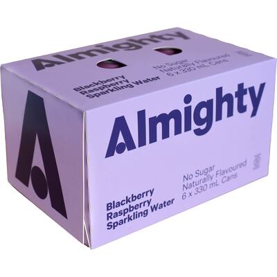 almighty sparkling water blackberry