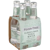 Fever-Tree Elderflower Tonic Water Bottles (4x200ml)